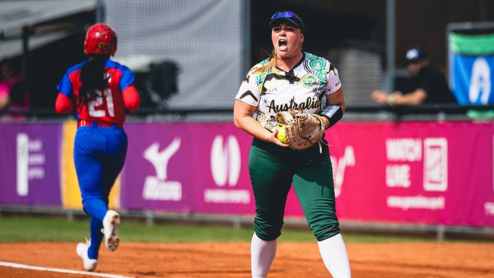 After three days of play at the WBSC Women's Softball World Cup in Prague, Czech Republic, No. 4 Canada, No. 5 Chinese Taipei, and No. 11 Australia have grabbed spots in the playoff round. After three days of play at the WBSC Women's Softball World Cup in Prague, Czech Republic, No. 4 Canada, No. 5 Chinese Taipei, and No. 11 Australia have grabbed spots in the playoff round.