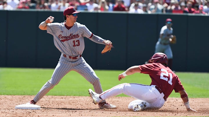 South Carolina baseball shortstop Will Tippett