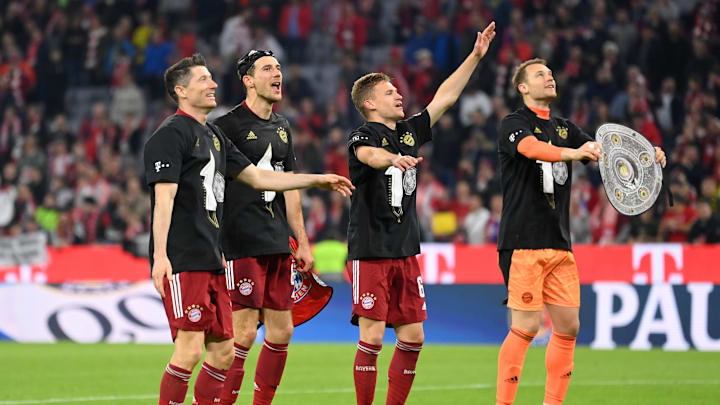 Die gewohnte Meisterfeier kurz vor dem Saisonende