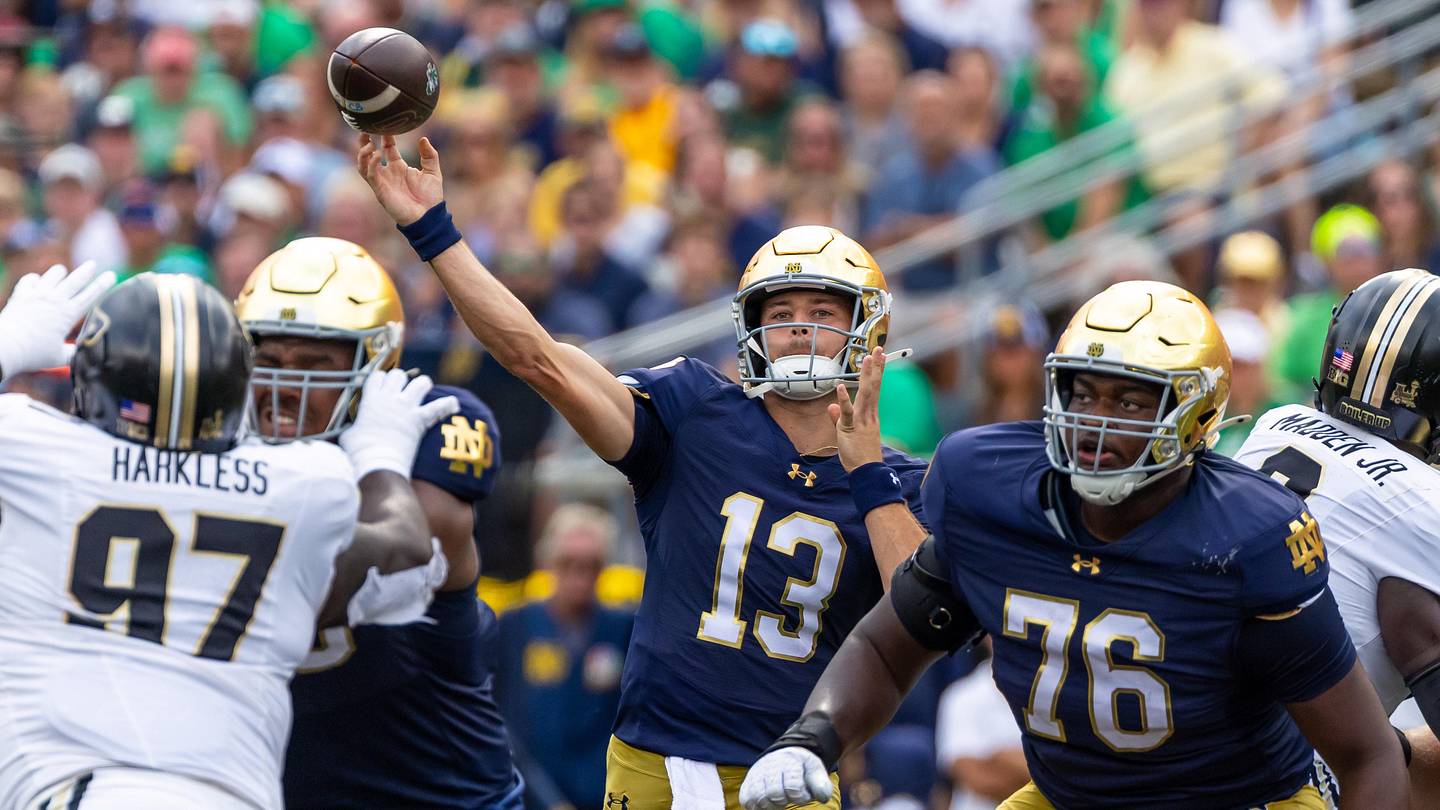 Notre Dame vs. Purdue lightning delay: Updates, game status, and more