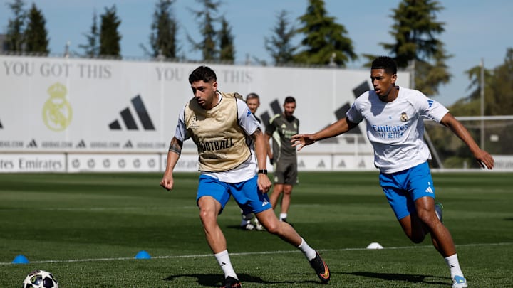 Real Madrid CF Training Session And Press Conference - UEFA Champions League 2025/26 Quarter-Final