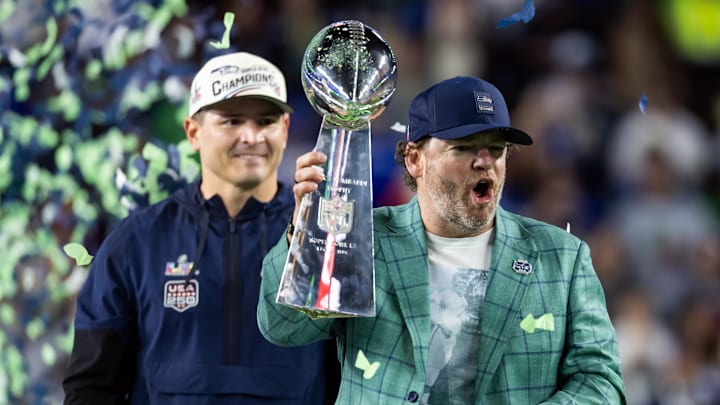 General manager John Schneider has now won two Lombardi Trophies in Seattle.