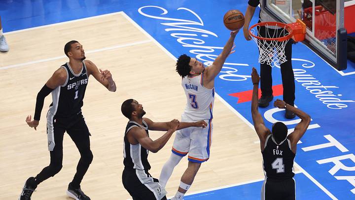 Jared McCain was victim of a flagrant foul in the fourth quarter of Game 5, the NBA ruled on Wednesday. Jared McCain was victim of a flagrant foul in the fourth quarter of Game 5, the NBA ruled on Wednesday.