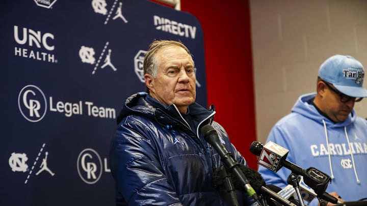 North Carolina football coach Bill Belichick says ‘nothing’s changed’ with regard to his plan to stay at UNC as jobs open around the NFL. North Carolina football coach Bill Belichick says ‘nothing’s changed’ with regard to his plan to stay at UNC as jobs open around the NFL.