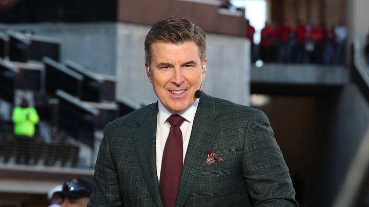 ESPN College GameDay host Rece Davis before the game. ESPN College GameDay host Rece Davis before the game.
