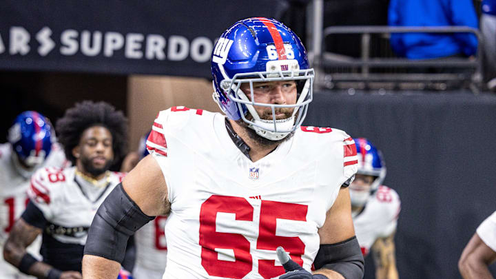  New York Giants IOL Austin Schlottmann 