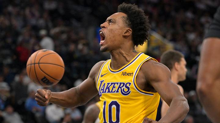 Oct 28, 2026; Inglewood, California, USA; Los Angeles Lakers guard Collin Sexton (10) reacts after a basket in the second half against the Los Angeles Clippers at Intuit Dome. Mandatory Credit: Jayne Kamin-Oncea-Imagn Images Oct 28, 2026; Inglewood, California, USA; Los Angeles Lakers guard Collin Sexton (10) reacts after a basket in the second half against the Los Angeles Clippers at Intuit Dome. Mandatory Credit: Jayne Kamin-Oncea-Imagn Images