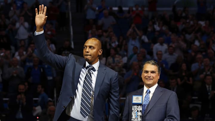 Anfernee Hardaway returned to Orlando for Shaquille O'Neal's jersey retirement. He appears to be next in the queue to have his jersey retired by the Orlando Magic.