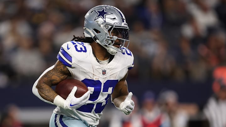 Dallas Cowboys running back Rico Dowdle