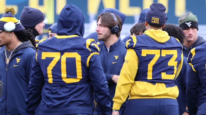 West Virginia University quarterback Nicco Marchiol.