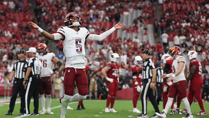 Washington Commanders QB Jayden Daniels