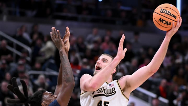 Purdue Boilermakers center Oscar Cluff Purdue Boilermakers center Oscar Cluff