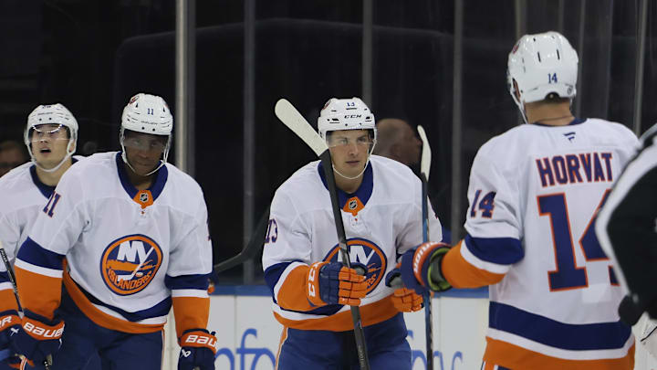 The New York Islanders top line will look to generate offense as the club looks to beat the New Jersey Devils for the second time this preseason.