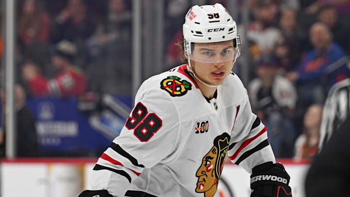 Connor Bedard and the Blackhawks are road underdogs in New York.