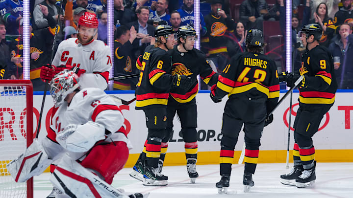 Carolina Hurricanes v Vancouver Canucks