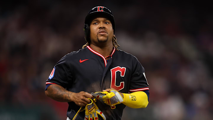 Guardians third baseman José Ramírez has been a consistent force at the hot corner. Guardians third baseman José Ramírez has been a consistent force at the hot corner.