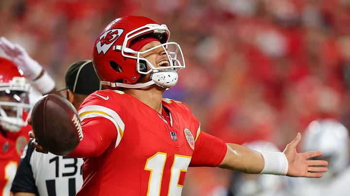 Chiefs QB Patrick Mahomes during the Chiefs Sunday Night win over the Indianapolis Colts Chiefs QB Patrick Mahomes during the Chiefs Sunday Night win over the Indianapolis Colts