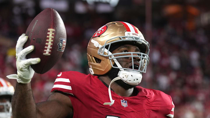 San Francisco 49ers defensive end Bryce Huff (47)