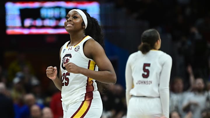 South Carolina basketball point guard Raven Johnson