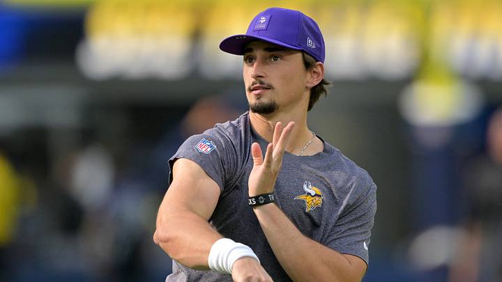 Minnesota Vikings quarterback Max Brosmer