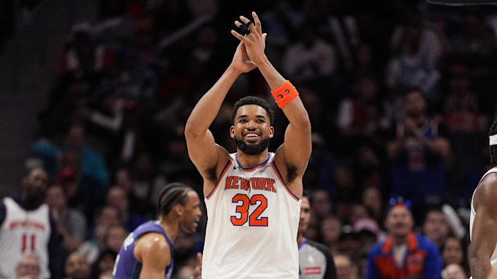 New York Knicks center Karl-Anthony Towns is a great prop target on Wednesday.