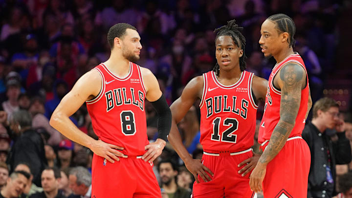 Zach Lavine, Ayo Dosunmu, Demar Derozan 