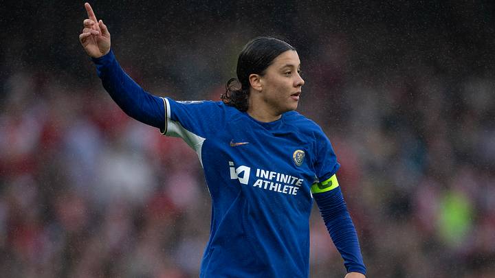 Sam Kerr suffered an ACL rupture during the winter break 