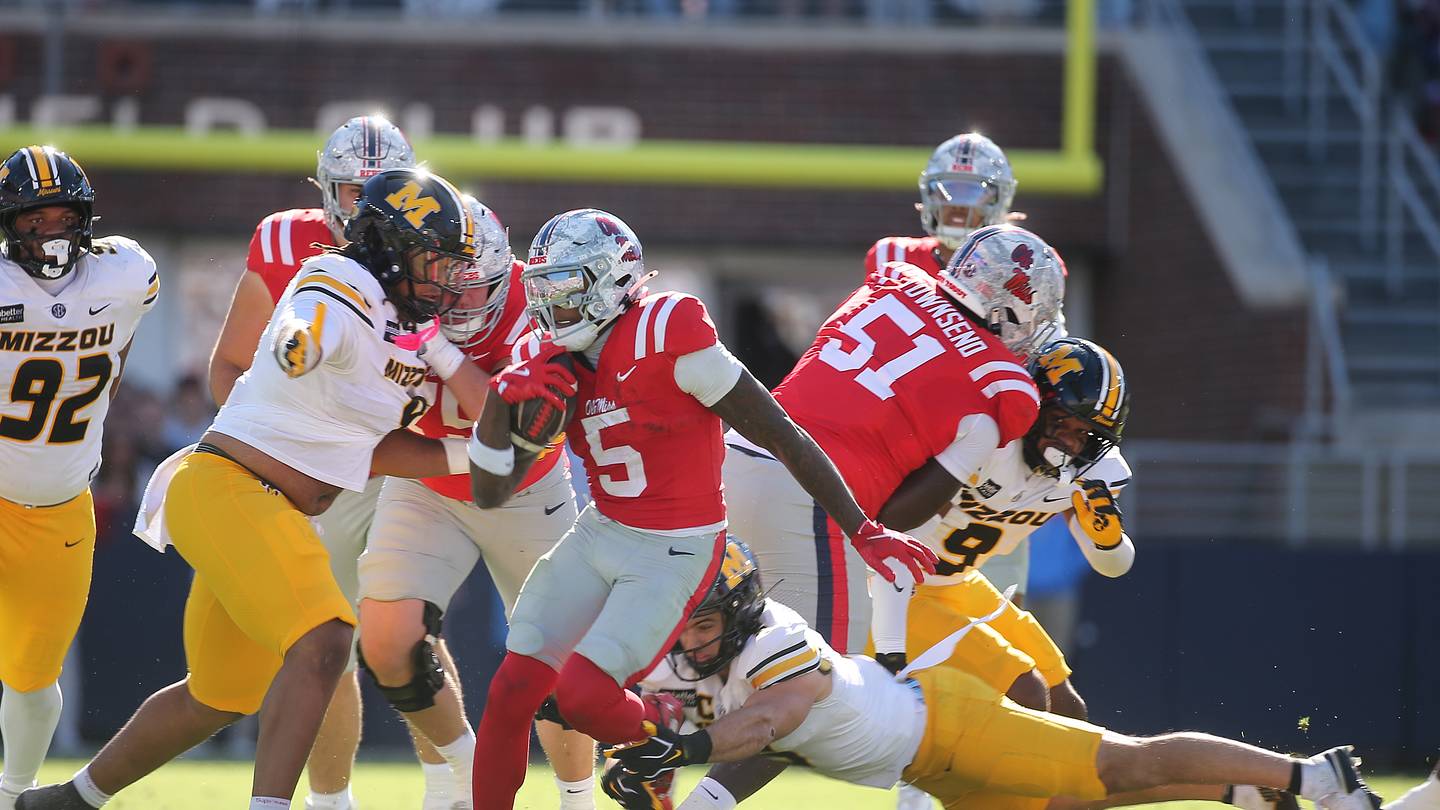 Ole Miss Offensive Line Is Playing Its Best Football at the Right Time