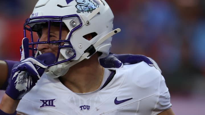 TCU receiver JP Richardson during the Kansas game. 