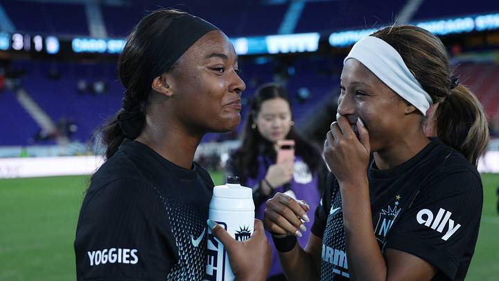 Jaedyn Shaw and Midge Purce of Gotham FC