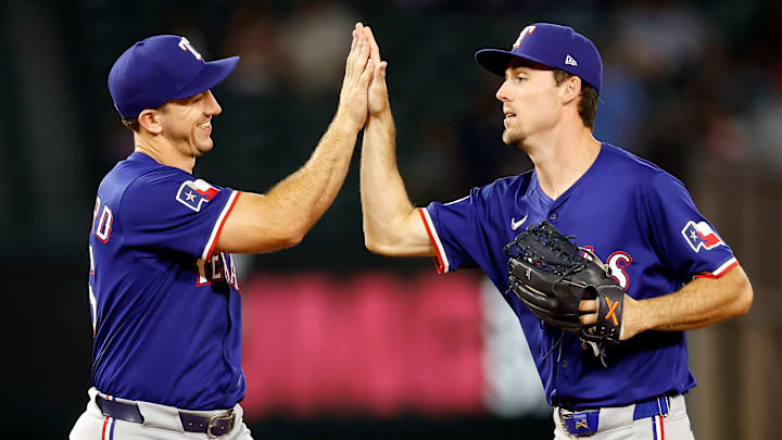 Texas Rangers v Los Angeles Angels Texas Rangers v Los Angeles Angels