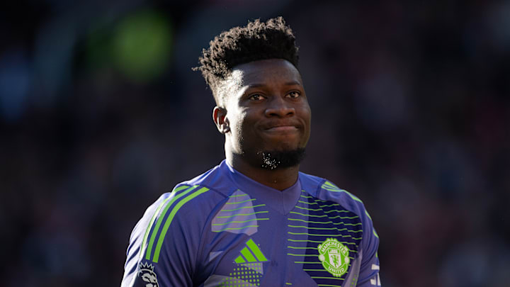 Andre Onana is expected to miss out on Man Utd's Premier League meeting with Newcastle on Sunday