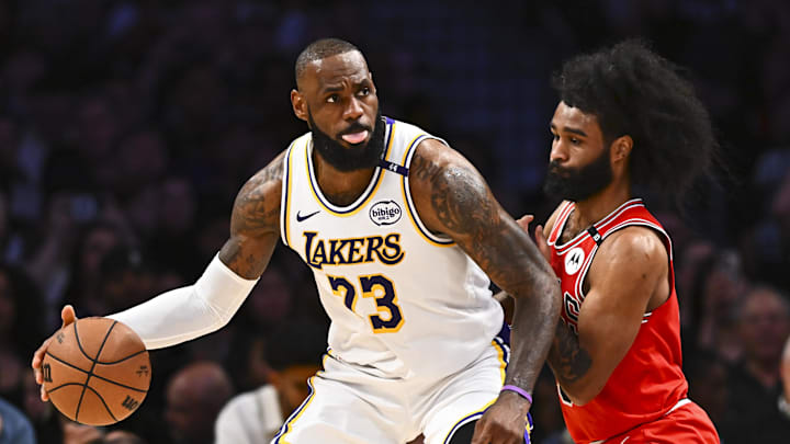 Los Angeles Lakers forward LeBron James.