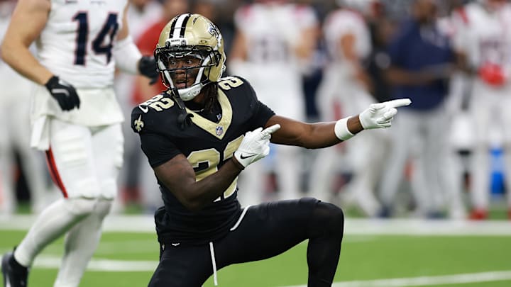 Rashid Shaheed with the New Orleans Saints Rashid Shaheed with the New Orleans Saints