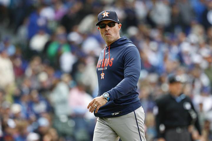 Houston Astros manager Joe Espada.