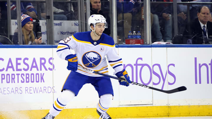 Isak Rosen (63) in a preseason game against the New York Rangers 