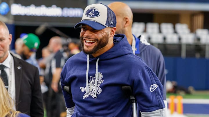 Nov 28, 2024: Injured Dallas Cowboys quarterback Dak Prescott