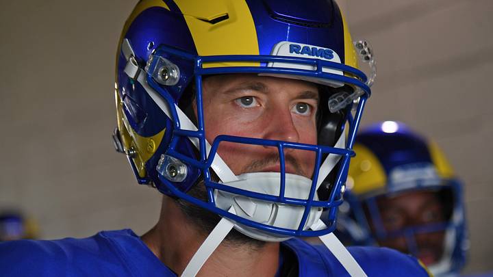Los Angeles Rams quarterback Matthew Staffor. Los Angeles Rams quarterback Matthew Staffor.