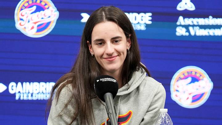 Indiana Fever guard Caitlin Clark speaks with media members Thursday, Oct. 8, 2026, at Gainbridge Fieldhouse in Indianapolis. Indiana Fever guard Caitlin Clark speaks with media members Thursday, Oct. 8, 2026, at Gainbridge Fieldhouse in Indianapolis.