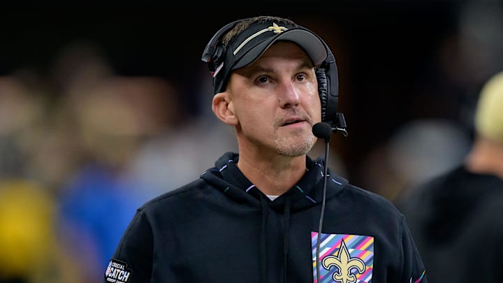 New Orleans Saints head coach Dennis Allen