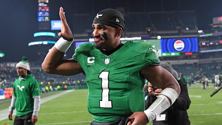 Philadelphia Eagles quarterback Jalen Hurts. Philadelphia Eagles quarterback Jalen Hurts.