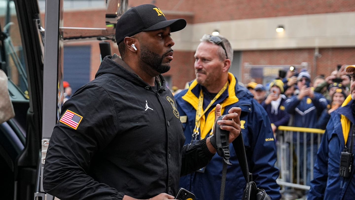 Fired Michigan coach Sherrone Moore in custody at Washtenaw County Jail