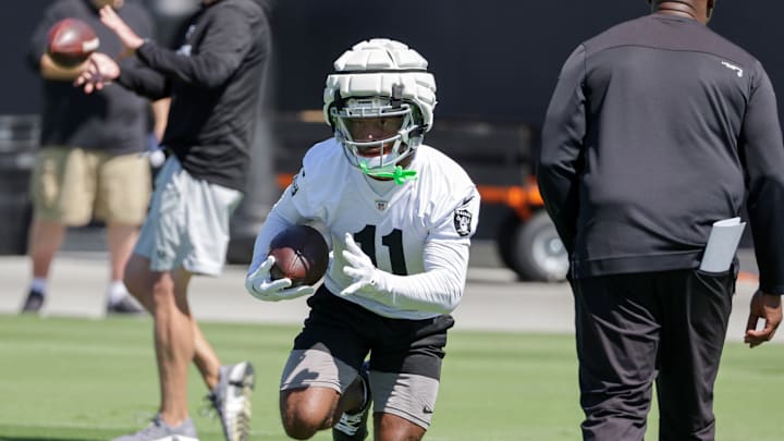 Las Vegas Raiders WR Tre Tucker.