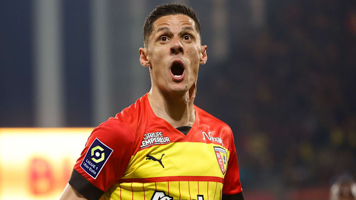 Florian Sotoca, buteur face à Lorient.