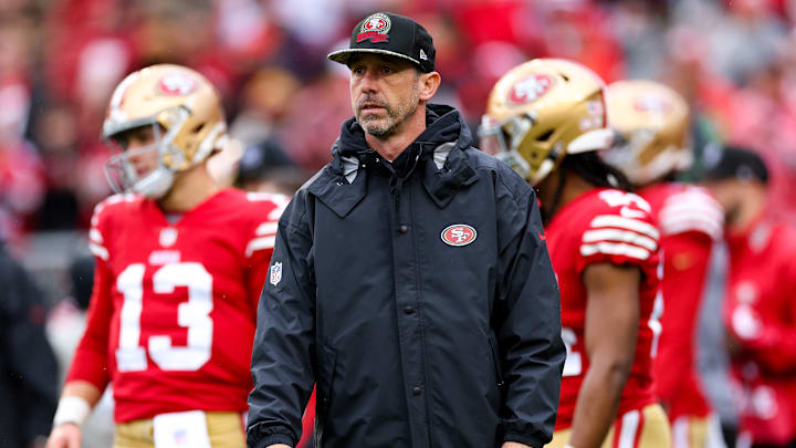 San Francisco 49ers head coach Kyle Shanahan San Francisco 49ers head coach Kyle Shanahan