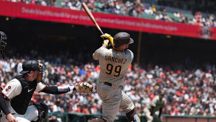 San Diego Padres catcher Gary Sanchez