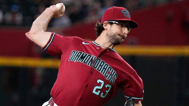 Arizona Diamondbacks right-hander Zac Gallen (23) pitches against the San Francisco Giants at Chase Field in Phoenix on July 1, 2026. Arizona Diamondbacks right-hander Zac Gallen (23) pitches against the San Francisco Giants at Chase Field in Phoenix on July 1, 2026.