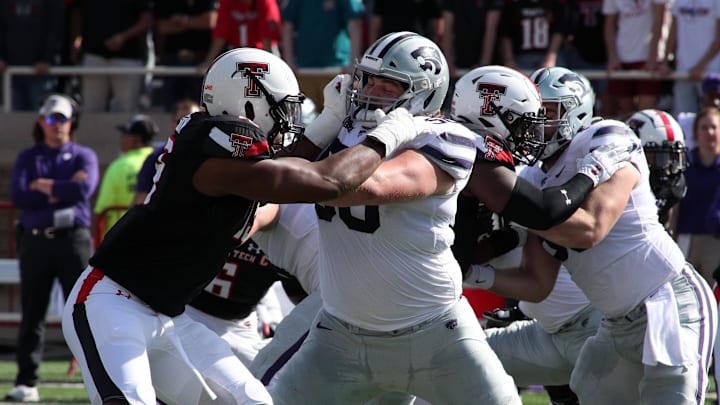 Cooper Beebe was named the Big 12 Offensive Lineman of the Year in consecutive seasons
