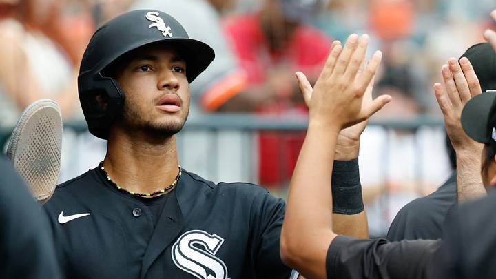 Aug 15, 2026; Detroit, Michigan, USA; Chicago White Sox right fielder Braden Montgomery (24) receives congratulations from teammates after scoring in the third inning against the Detroit Tigers at Comerica Park. Mandatory Credit: Rick Osentoski-Imagn Images Aug 15, 2026; Detroit, Michigan, USA; Chicago White Sox right fielder Braden Montgomery (24) receives congratulations from teammates after scoring in the third inning against the Detroit Tigers at Comerica Park. Mandatory Credit: Rick Osentoski-Imagn Images