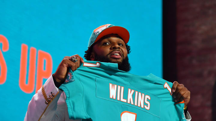 Apr 25, 2019; Nashville, TN, USA; Christian Wilkins (Clemson) is selected as the number thirteen Apr 25, 2019; Nashville, TN, USA; Christian Wilkins (Clemson) is selected as the number thirteen